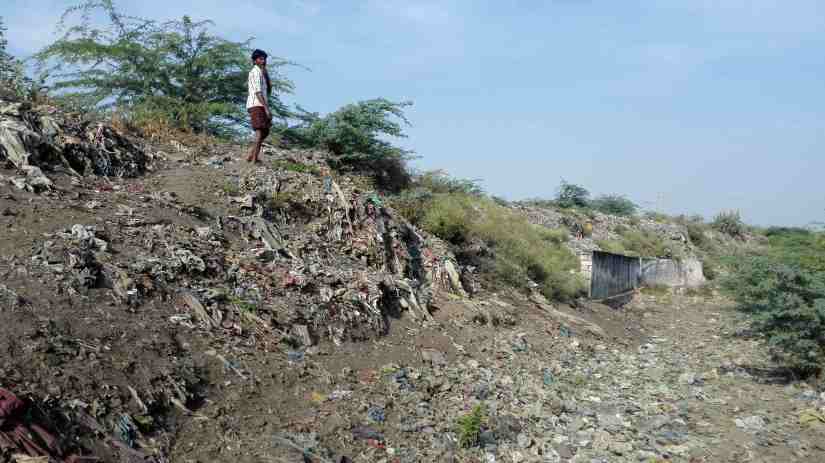 MSW dump site at Ukkayapalli, Kadapa, Andhra Pradesh